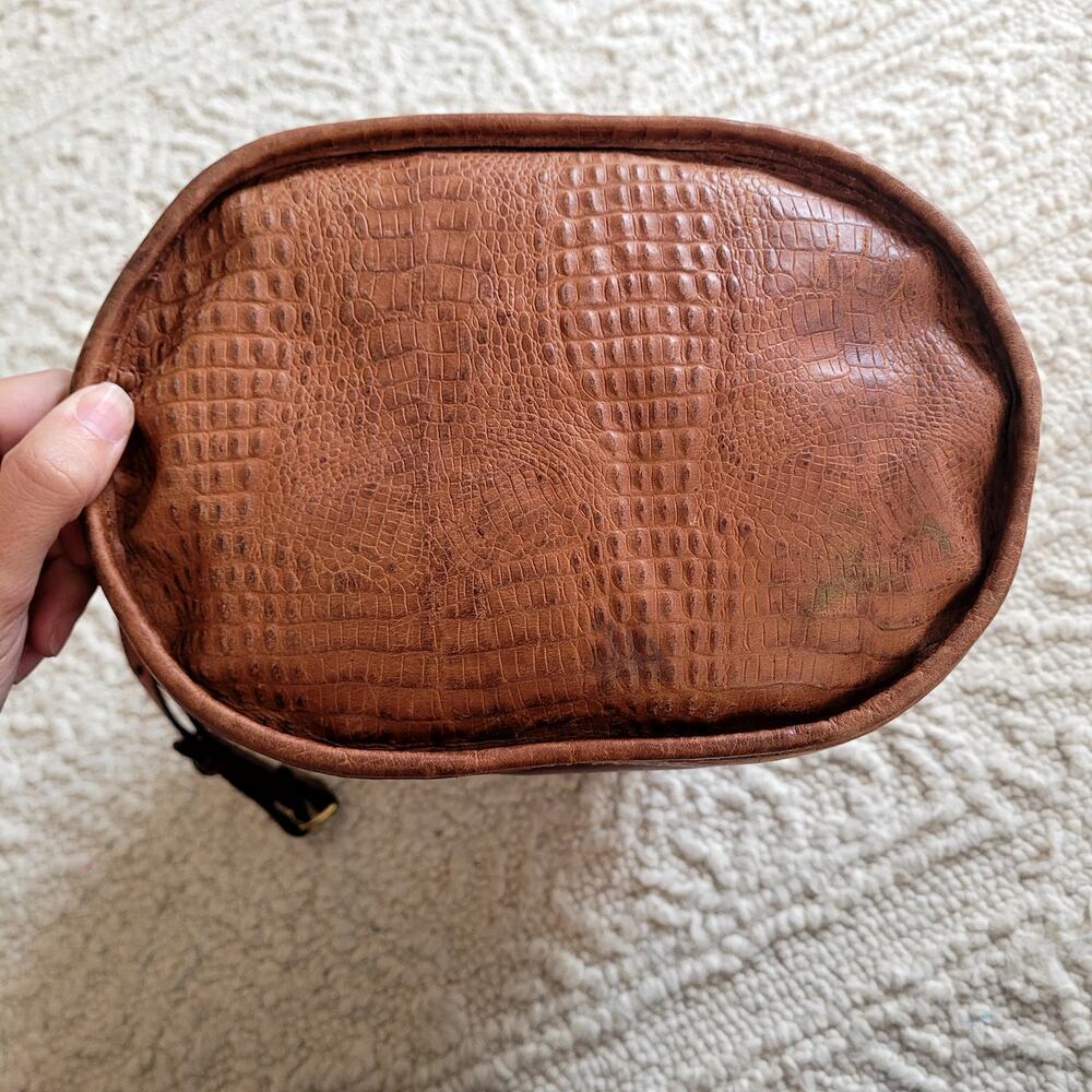Brahmin Allie Backpack Whiskey Albright Leather Purse Bag - Picture 3 of 7